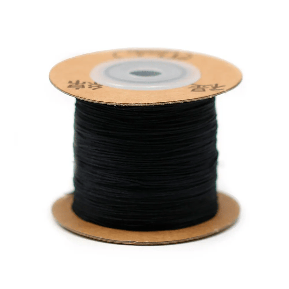 Fil polyester noir 0.5 mm x 180 m