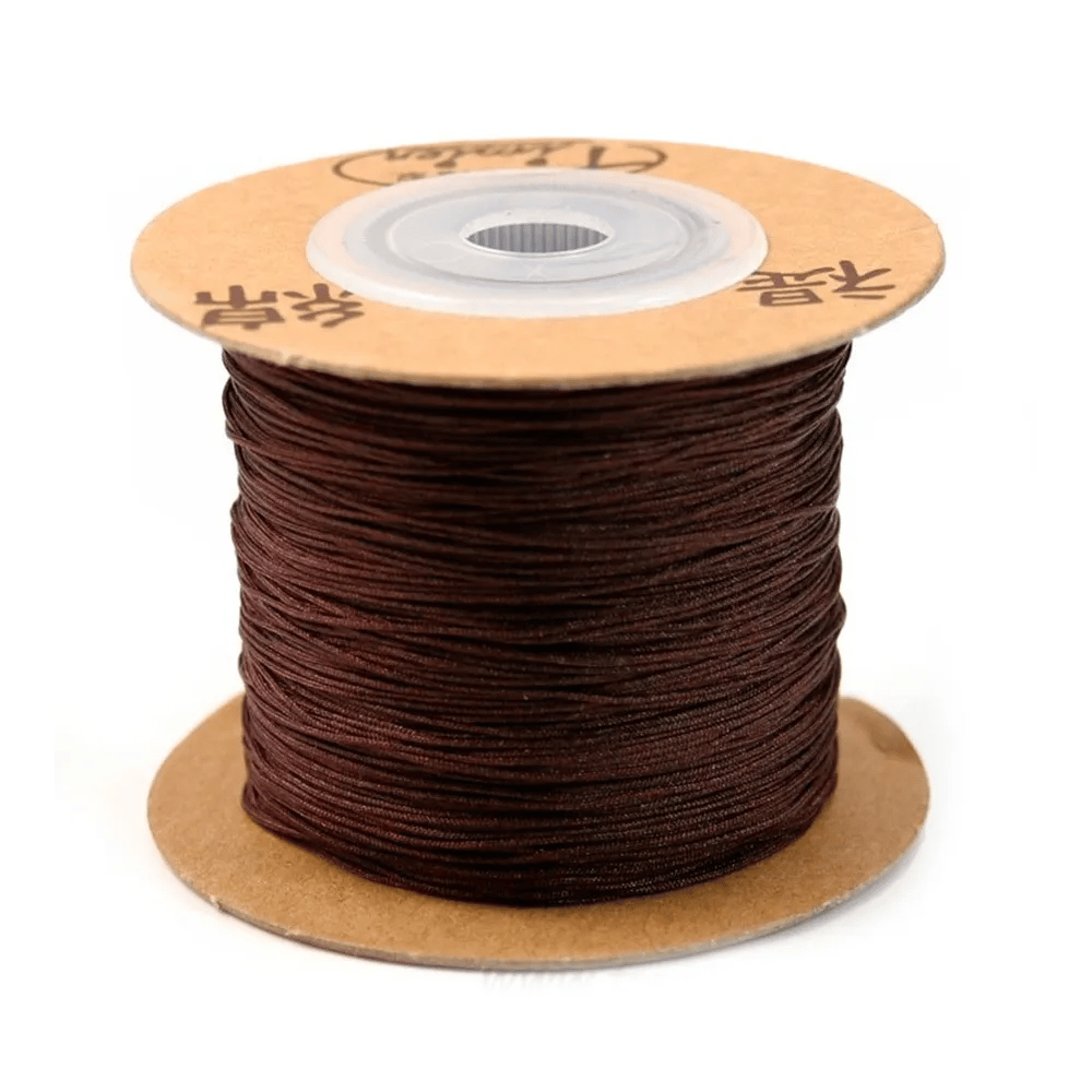 Fil polyester marron 0.5 mm x 5 m