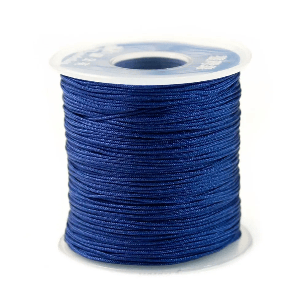 Fil polyester bleu marine 0.8 mm X100m