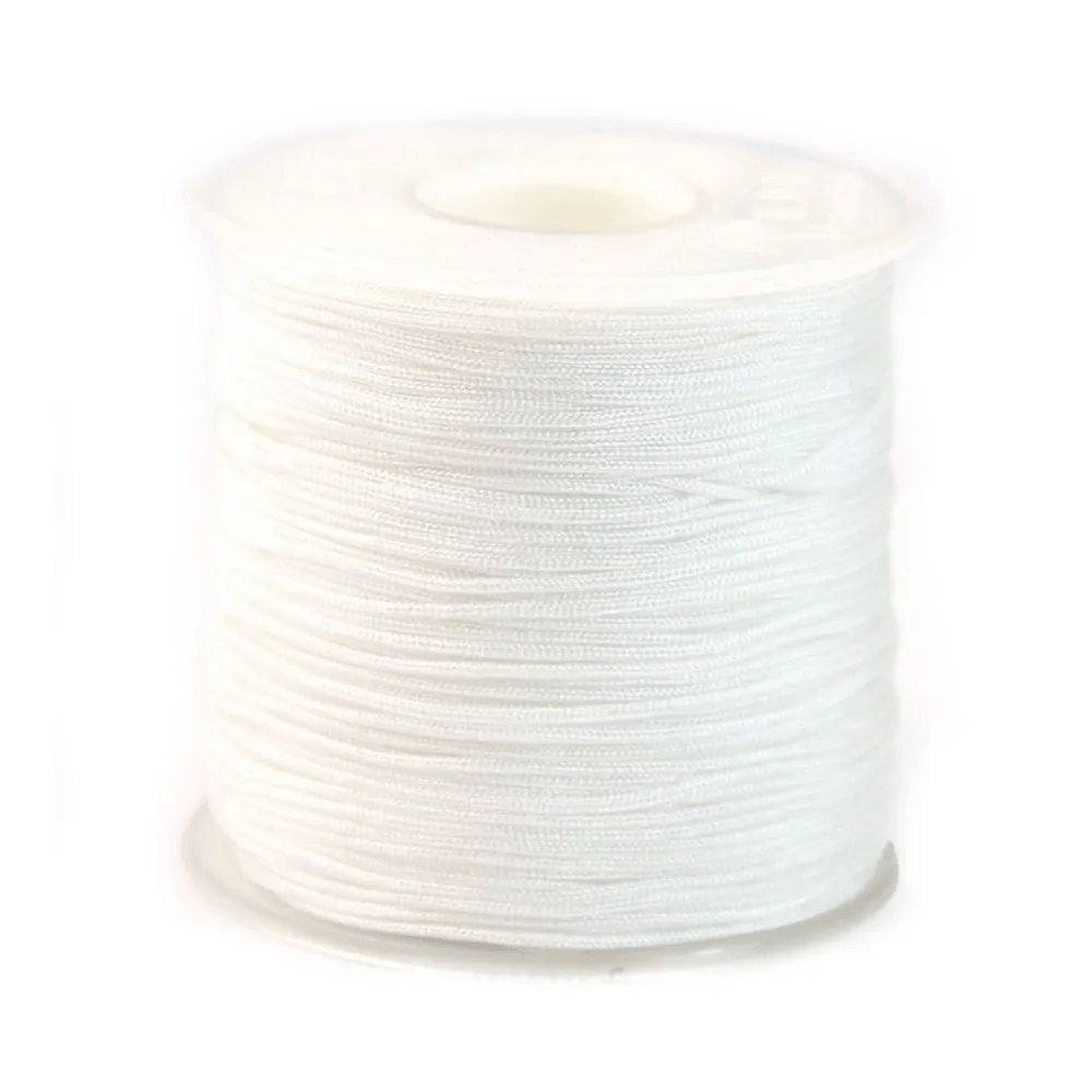 Fil polyester Blanc 0.8mm x 5 m