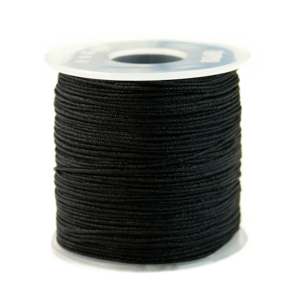 black Thread polyester 0.8mm x 5 m