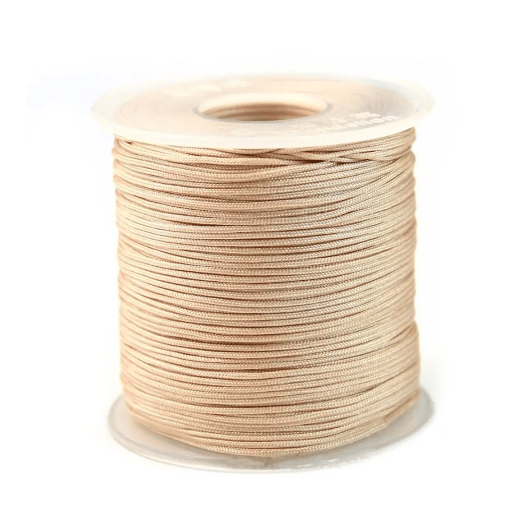 Fil polyester beige 0.8mm x 5m