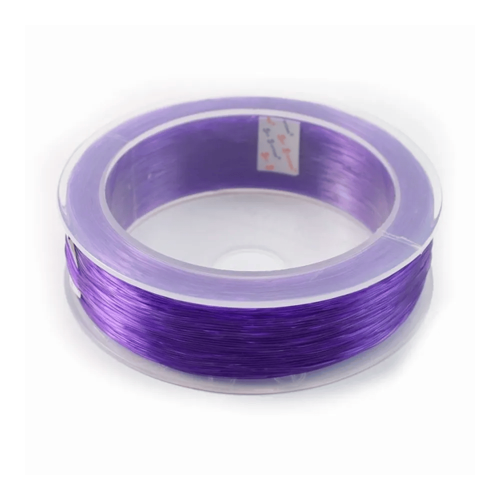 Fil élastique violet 0.5mm x 100m 
