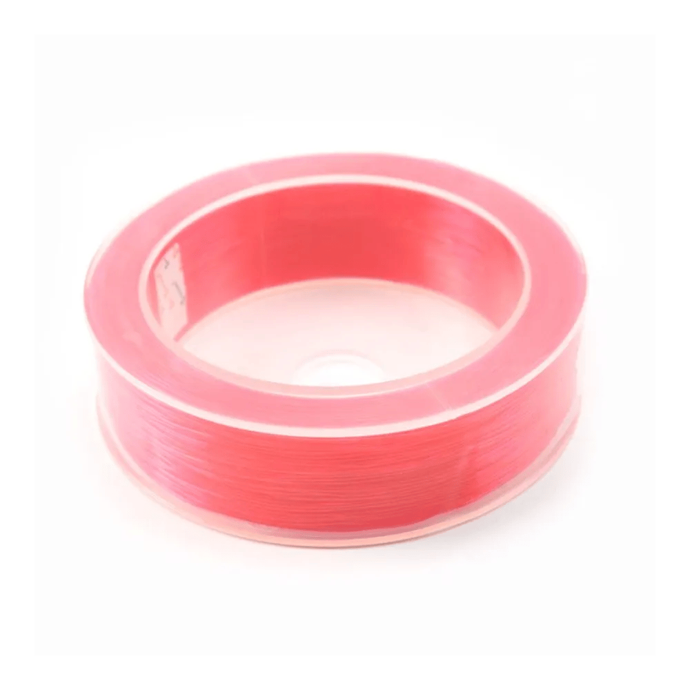 Fil élastique rouge 0.5mm x 100m 