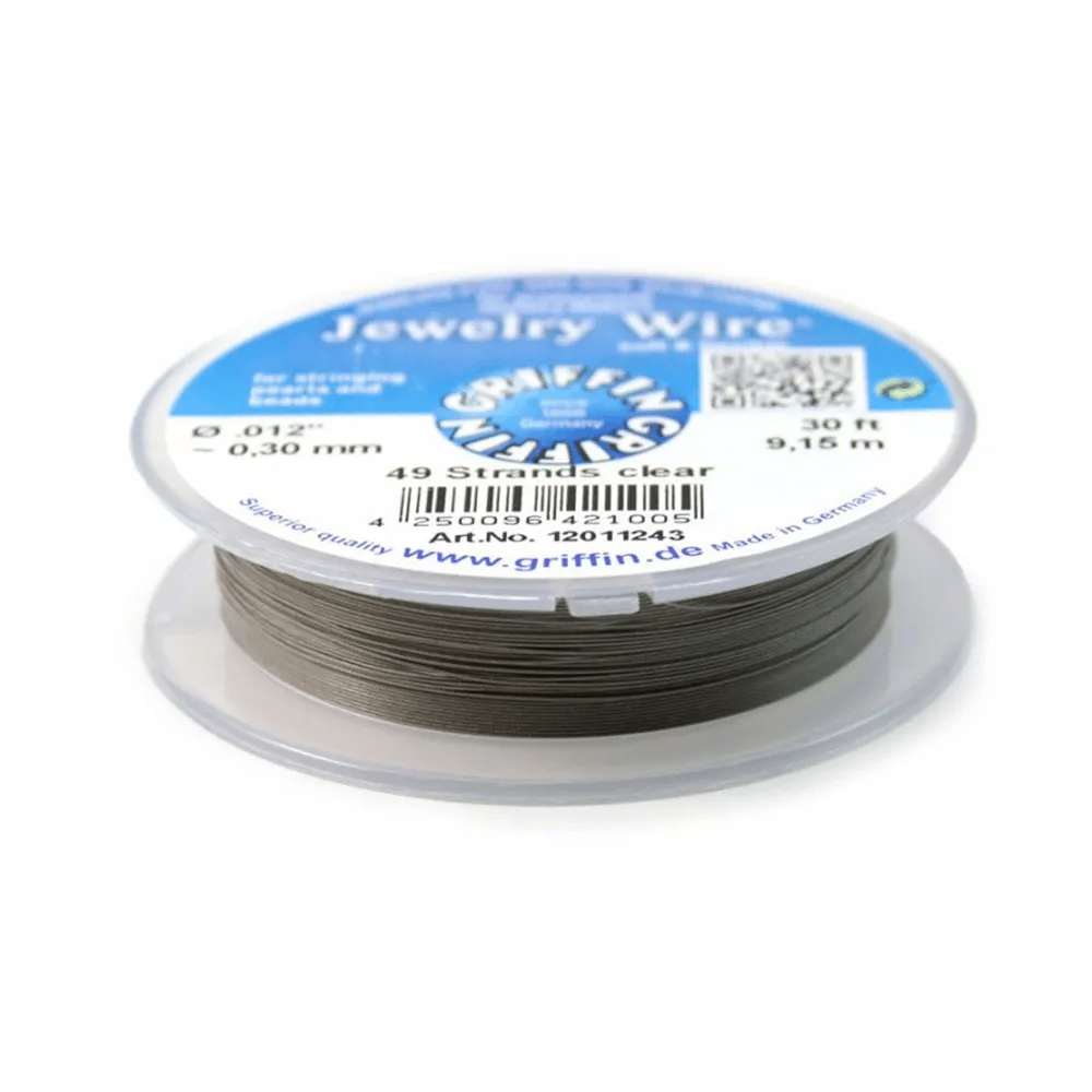 Fil cablé 49 brins gainé nylon 0.3mm x 9.15m