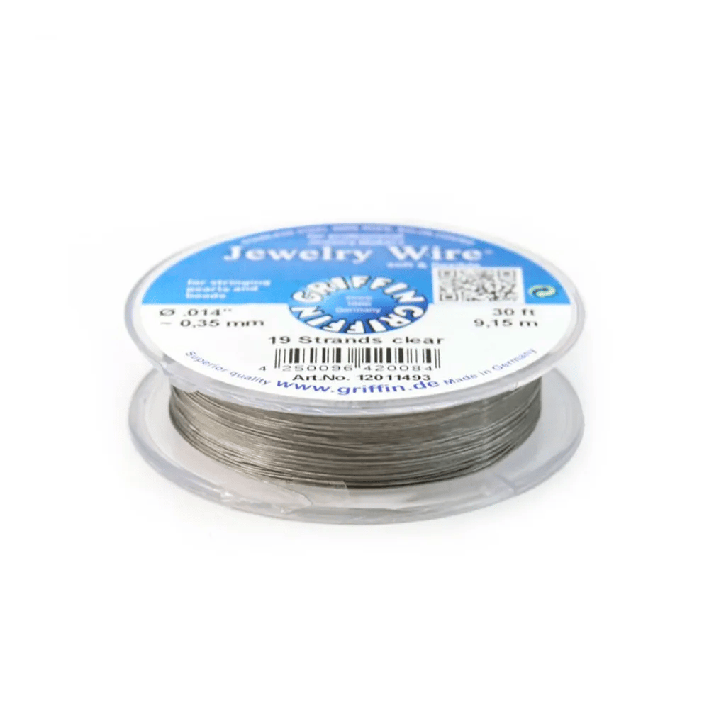 Fil cablé 19 brins gainé nylon 0.35mm x 9.15m