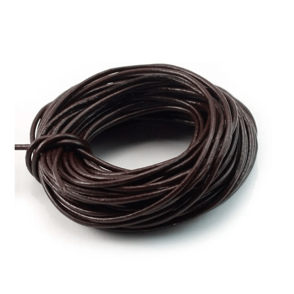 Fil en cuir noir 1.0mm x 1m 