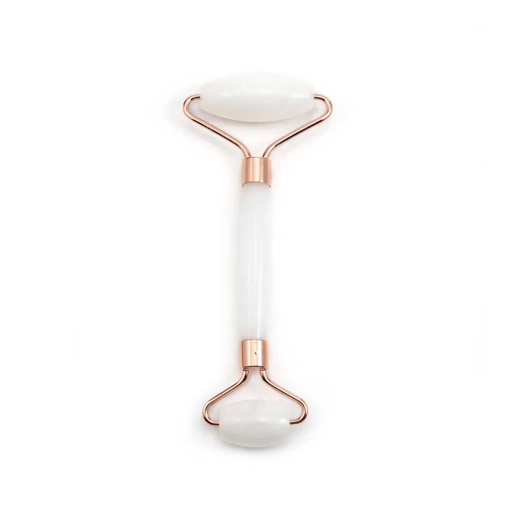Rouleau masseur en pierre de Jade blanc x 1pc