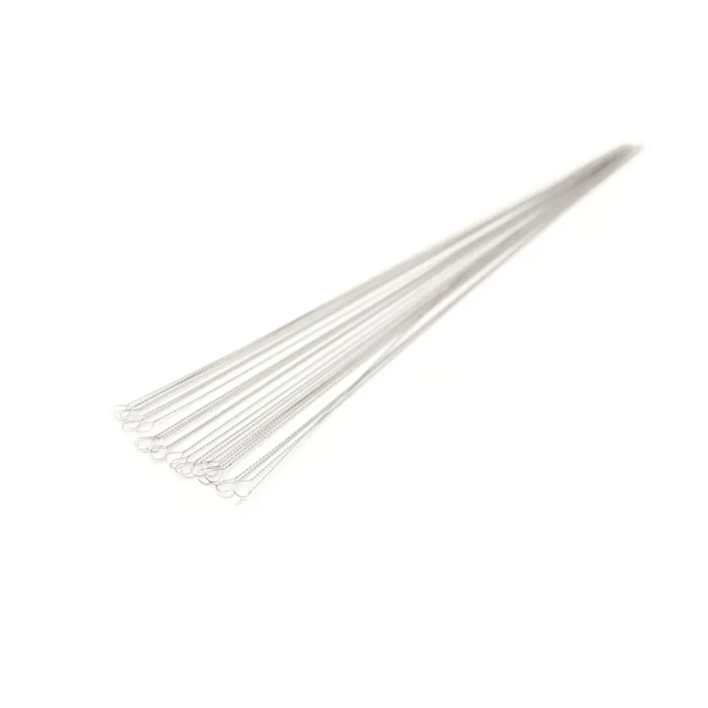 Aiguille torsadée pour perles 0.24 x 96mm x 5pcs