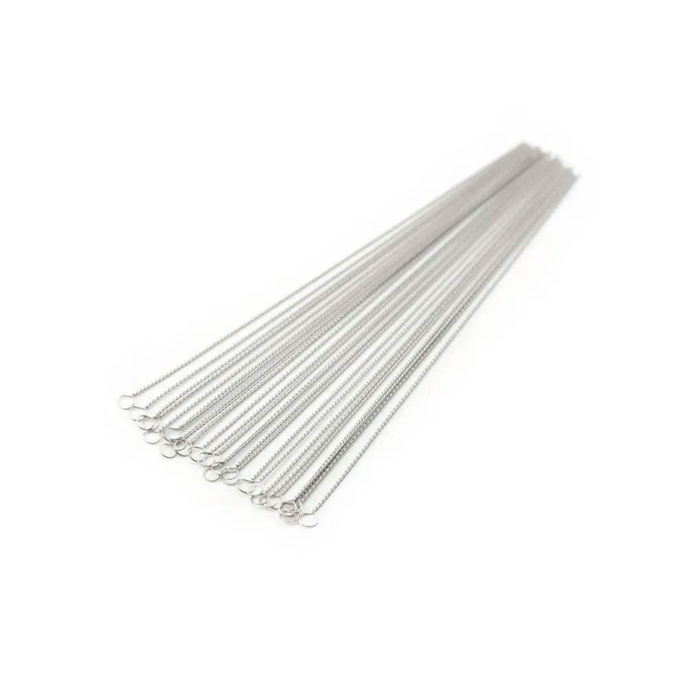 Aiguille torsadée pour perles 0.50 x 96mm x 5pcs