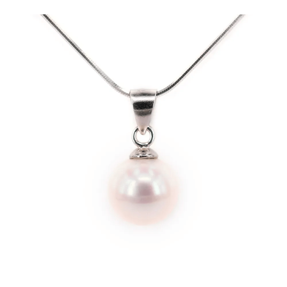 White oval freshwater cultured pearls 7-8mm x 4pcs