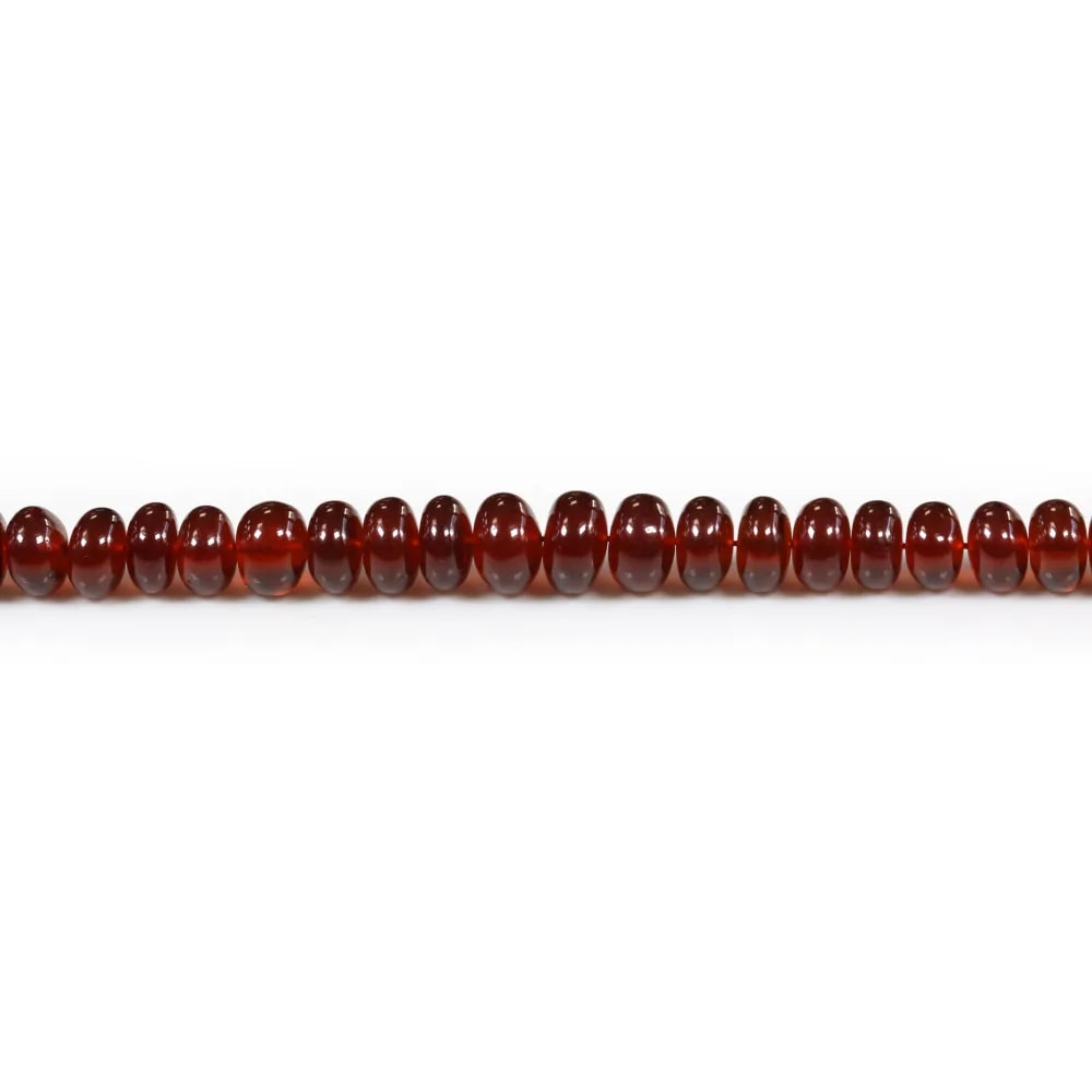 Grenat, en forme de rondelle de taille dégradée x 43cm