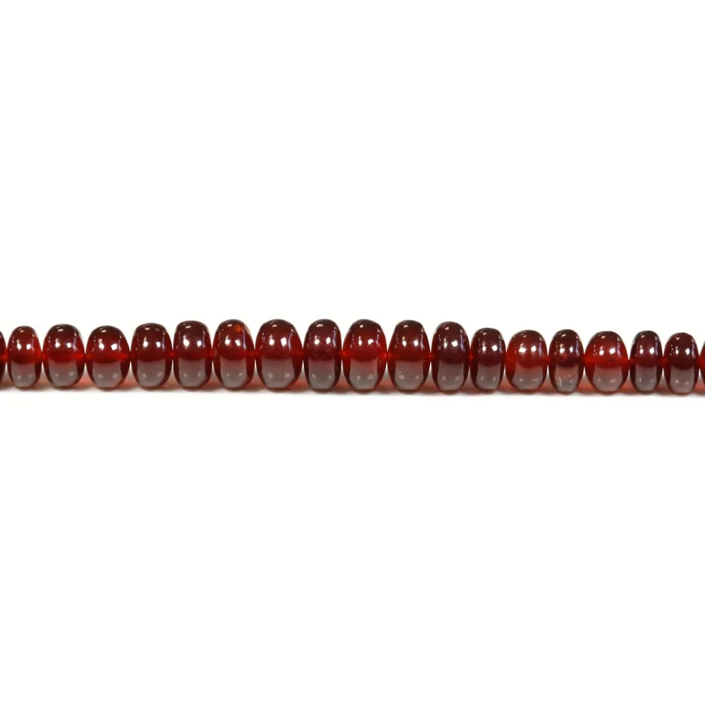 Grenat, en forme de rondelle de taille dégradée x 41cm