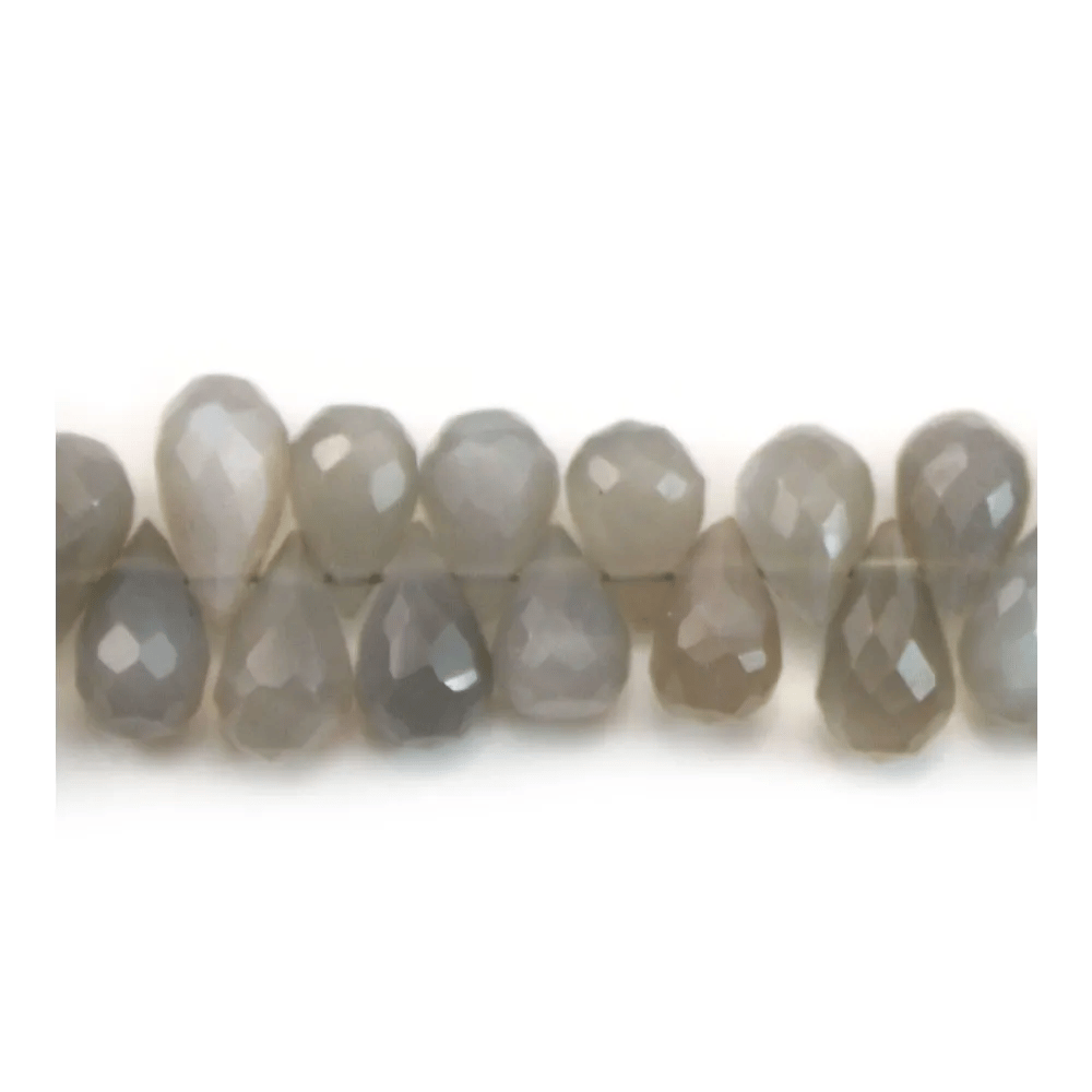 Iolite goutte facette 3.5x5mm-4x7mm x 20cm