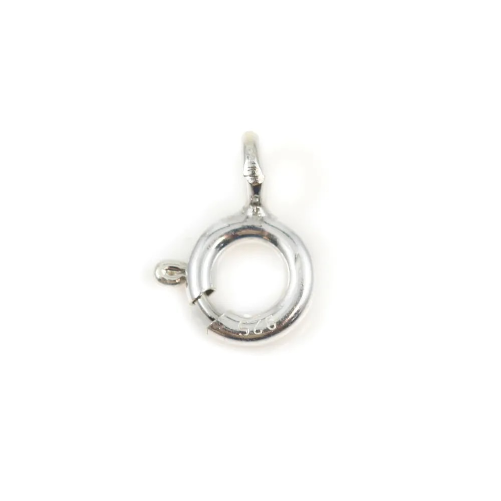 Fermoir à ressort en argent 925 5mm x 1pc