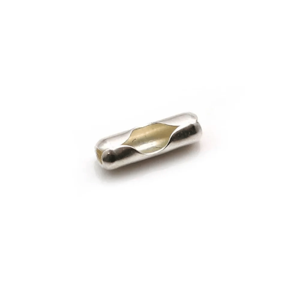 Ball chaine terminators 3mm sterling silver 925 x 4pcs