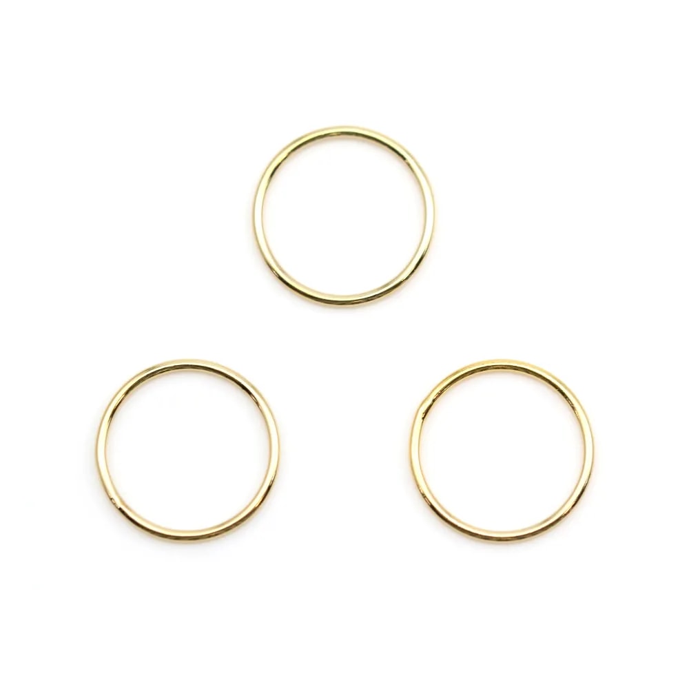 Anneaux ouvert en gold filled 14 carats 1.0x15mm x 1pc