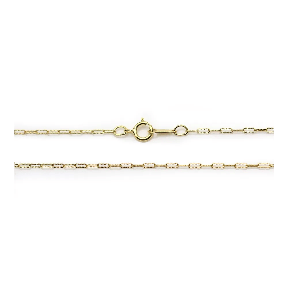 Chaîne Gold Filled 14 carats maille fantaisie 45cm  x 1pc