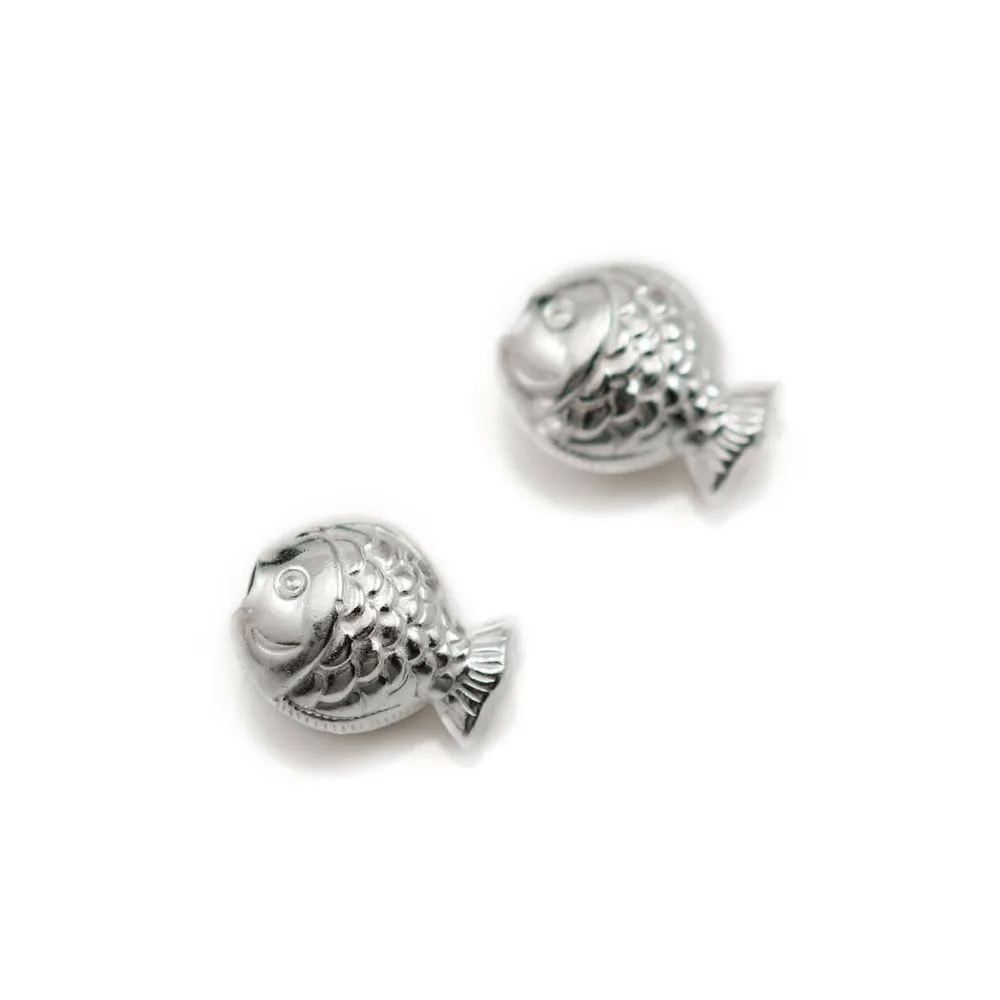 Intercalaire en forme de poisson 8.5x10.5mm x 2pcs