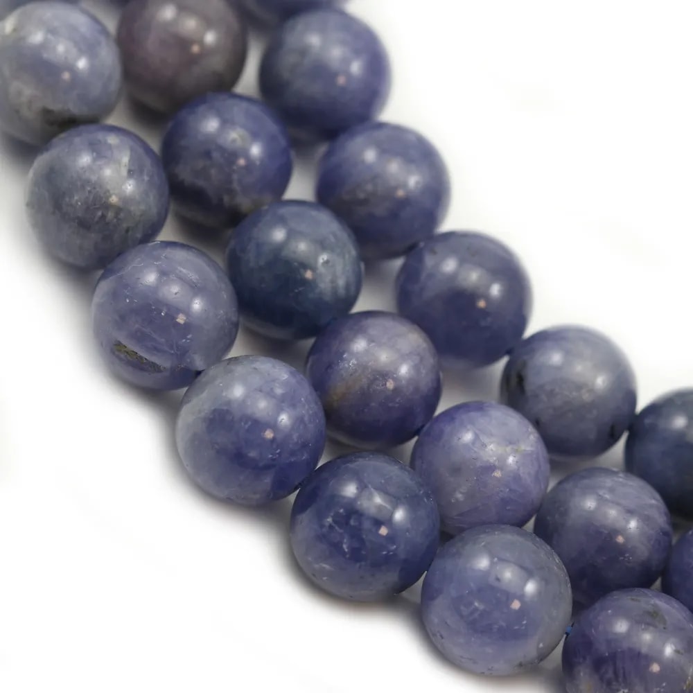 Tanzanite round beads 4mm x 40cm