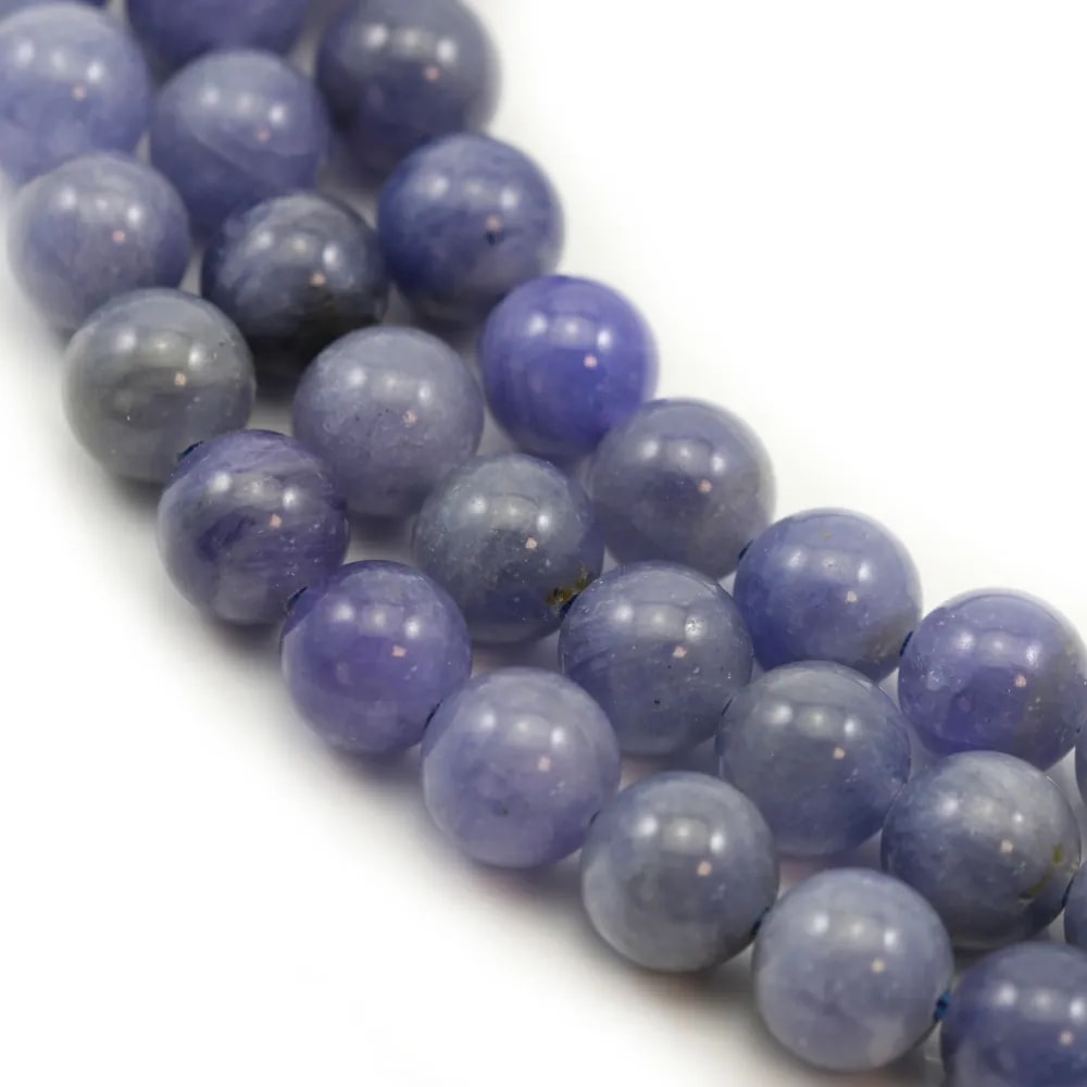 Tanzanite ronde 8mm x 39cm