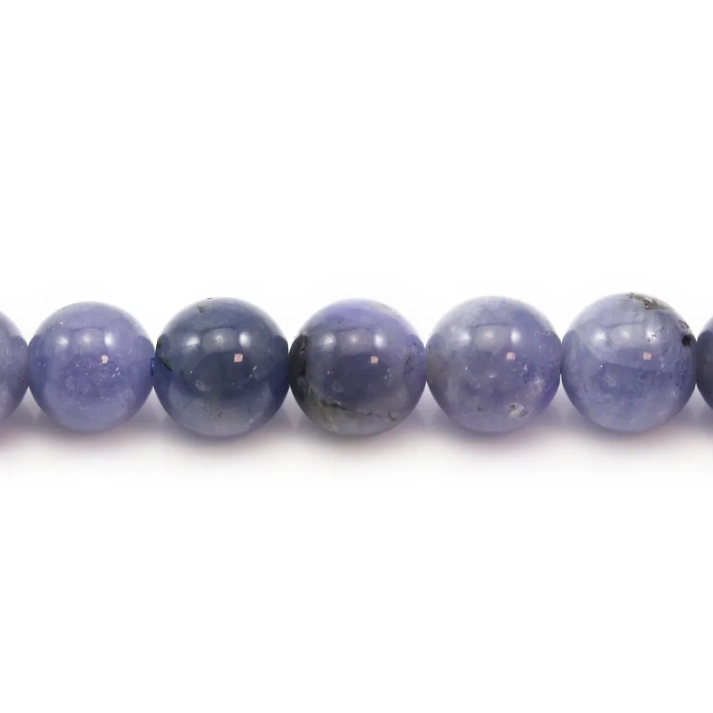 Tanzanite ronde 6-6.5mm x 39cm