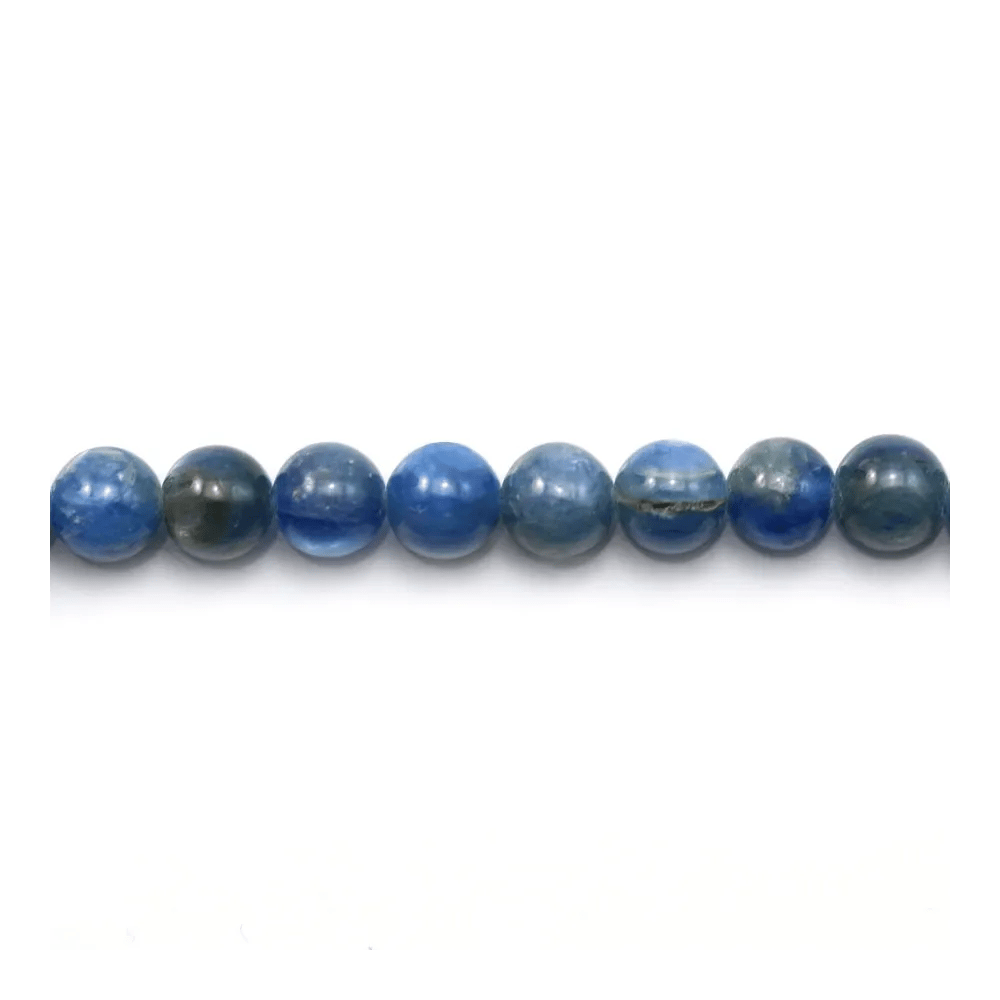 Cyanite ronde 6mm x 1pc