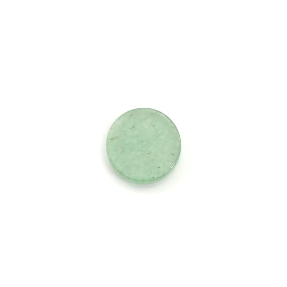 Cabochon aventurine, rond plat, 8mm x 2pcs