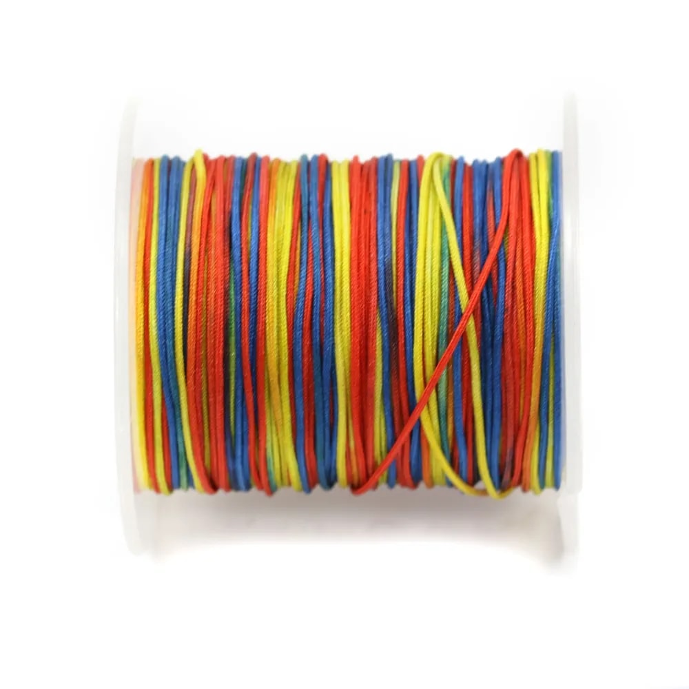  Multicolor tone tropical thread polyester 0.8mm x 5 m