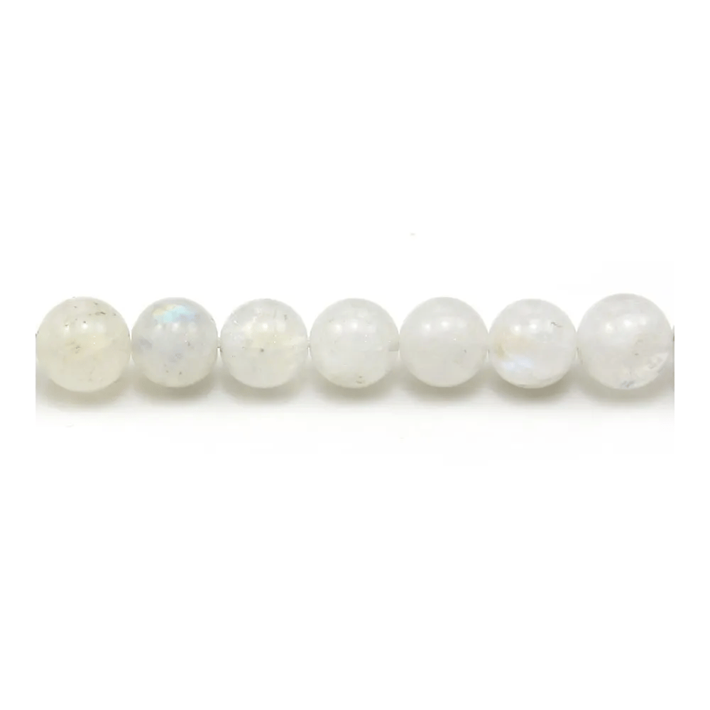 Pierre de Lune Ronde 4mm x 10pcs