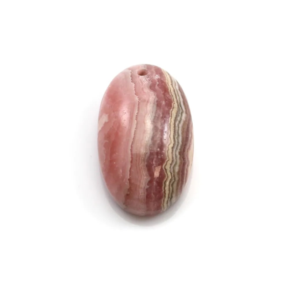 Pendentif Rhodochrosite, forme goutte 16x26mm x 1pc