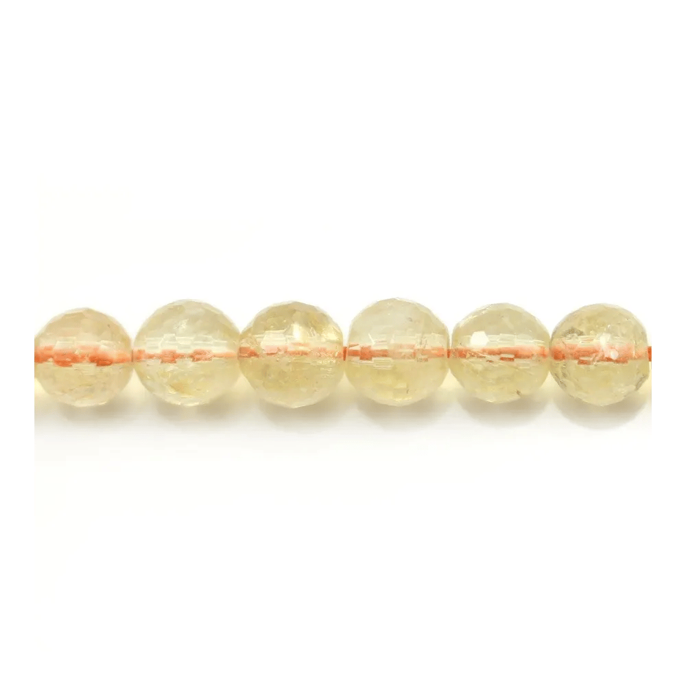 Citrine Ronde Facette
