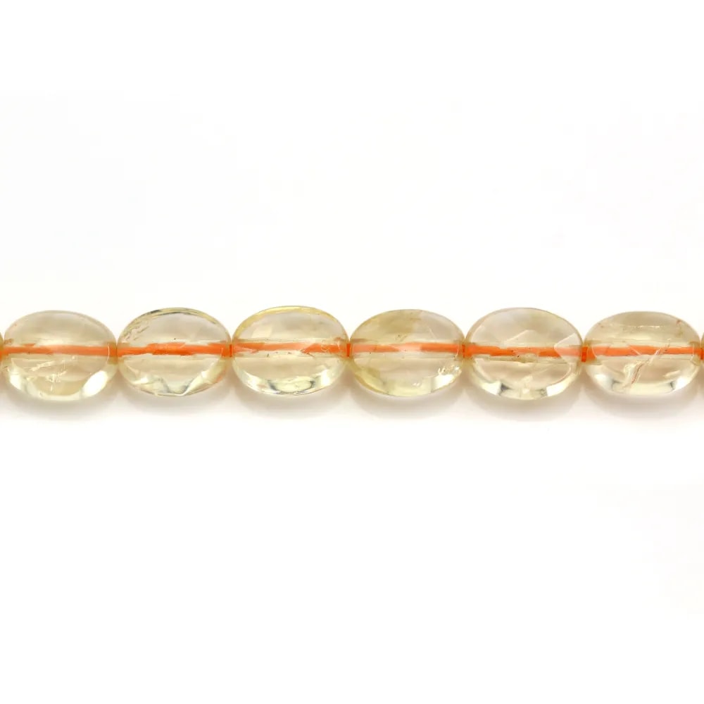 Citrine ovale facette 6x8mm x 40cm