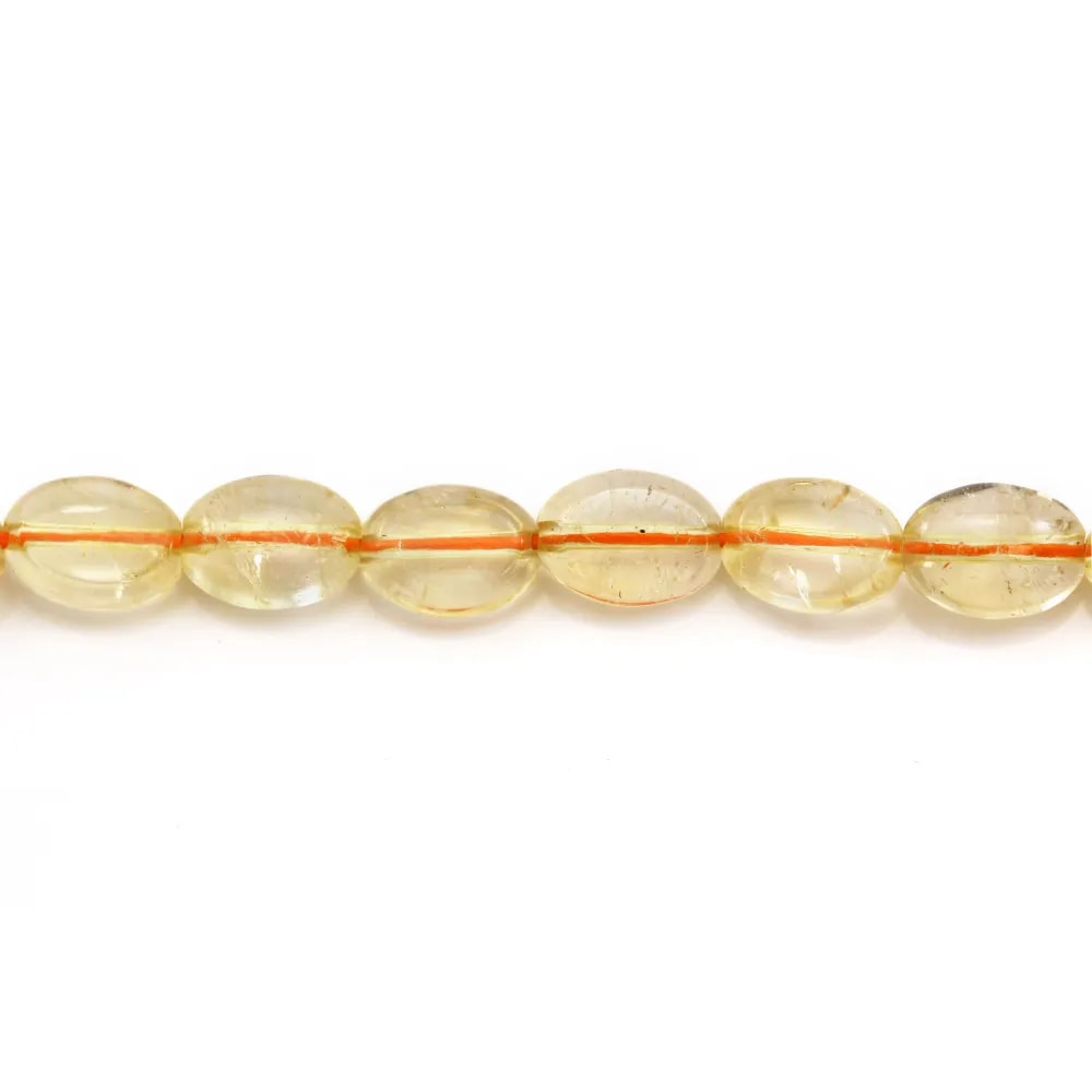 Citrine ovale 7x10mm x 4 pcs