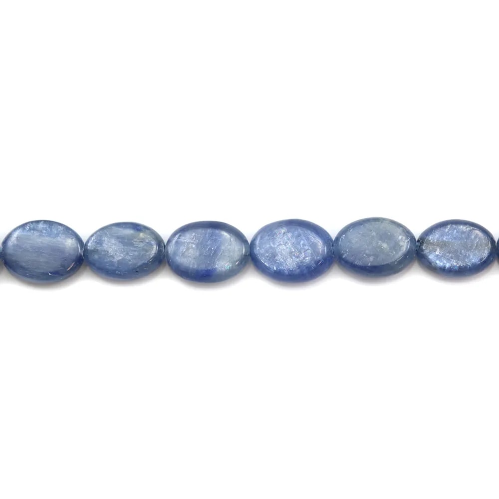 Cyanite ovale 6x8mm x 2pcs