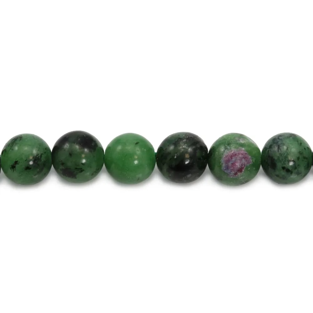 Ruby Zoisite Round 4mm x 20 pcs