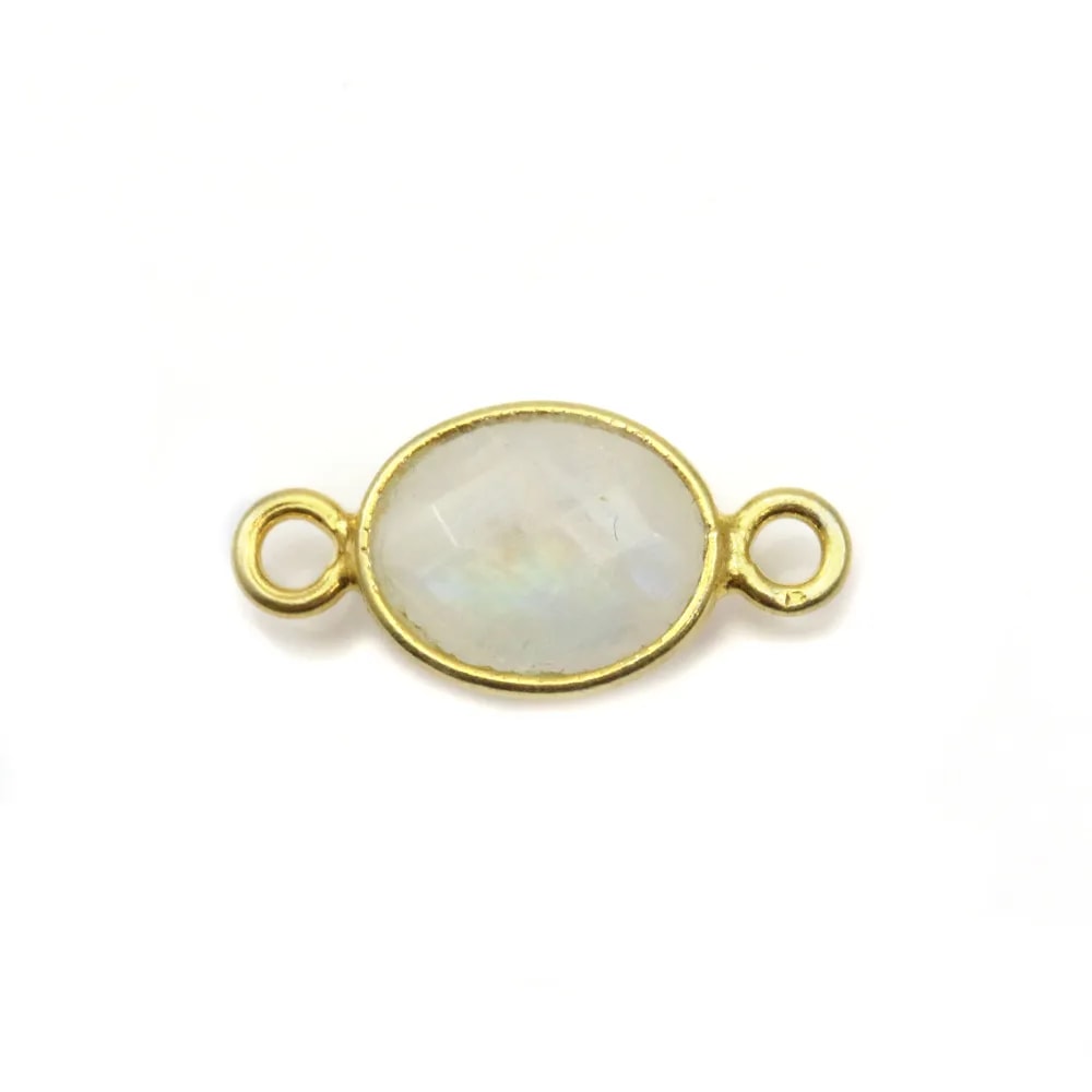Intercalaire en Pierre de lune 5x13mm x1pc