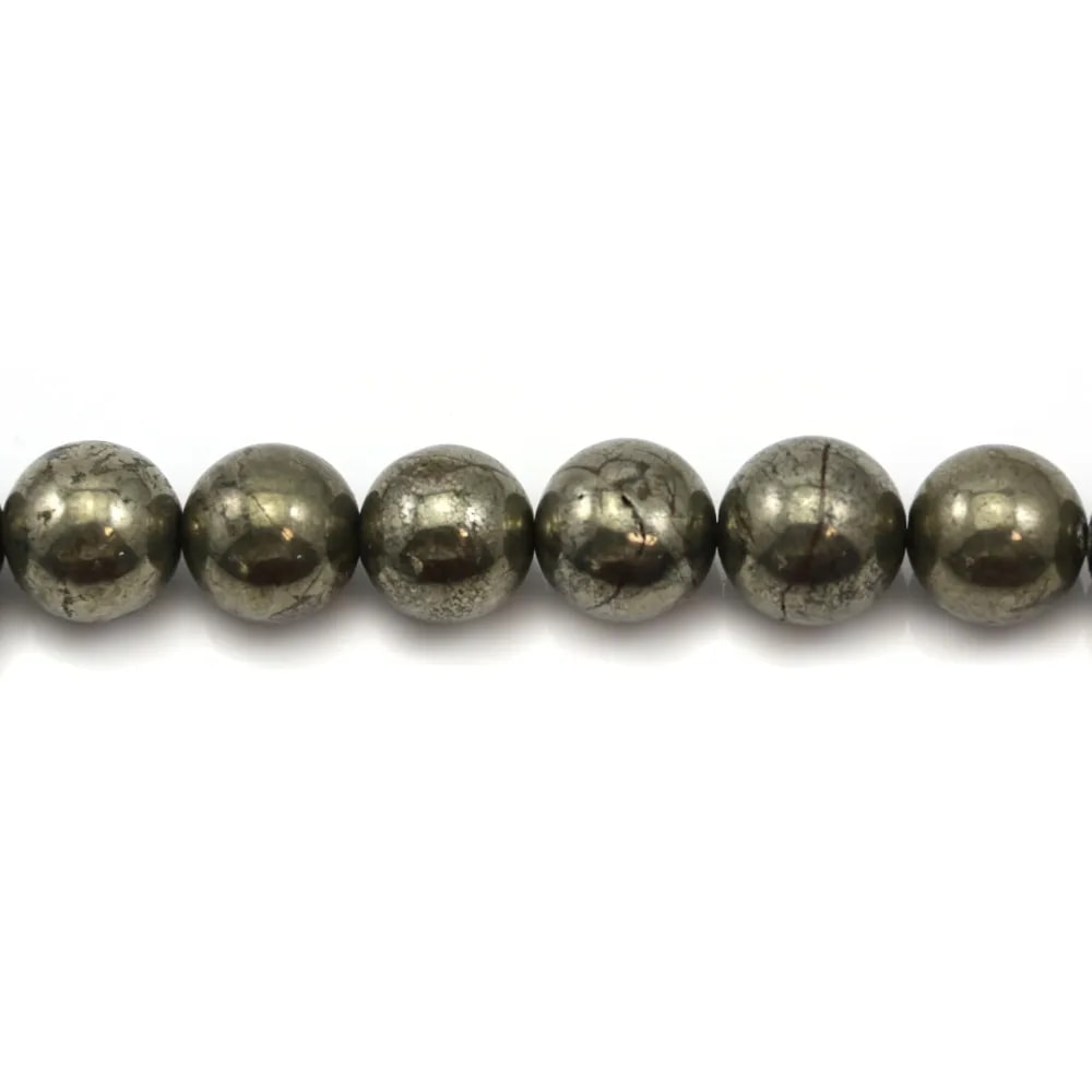 Pyrite Ronde 12mm x 40cm 