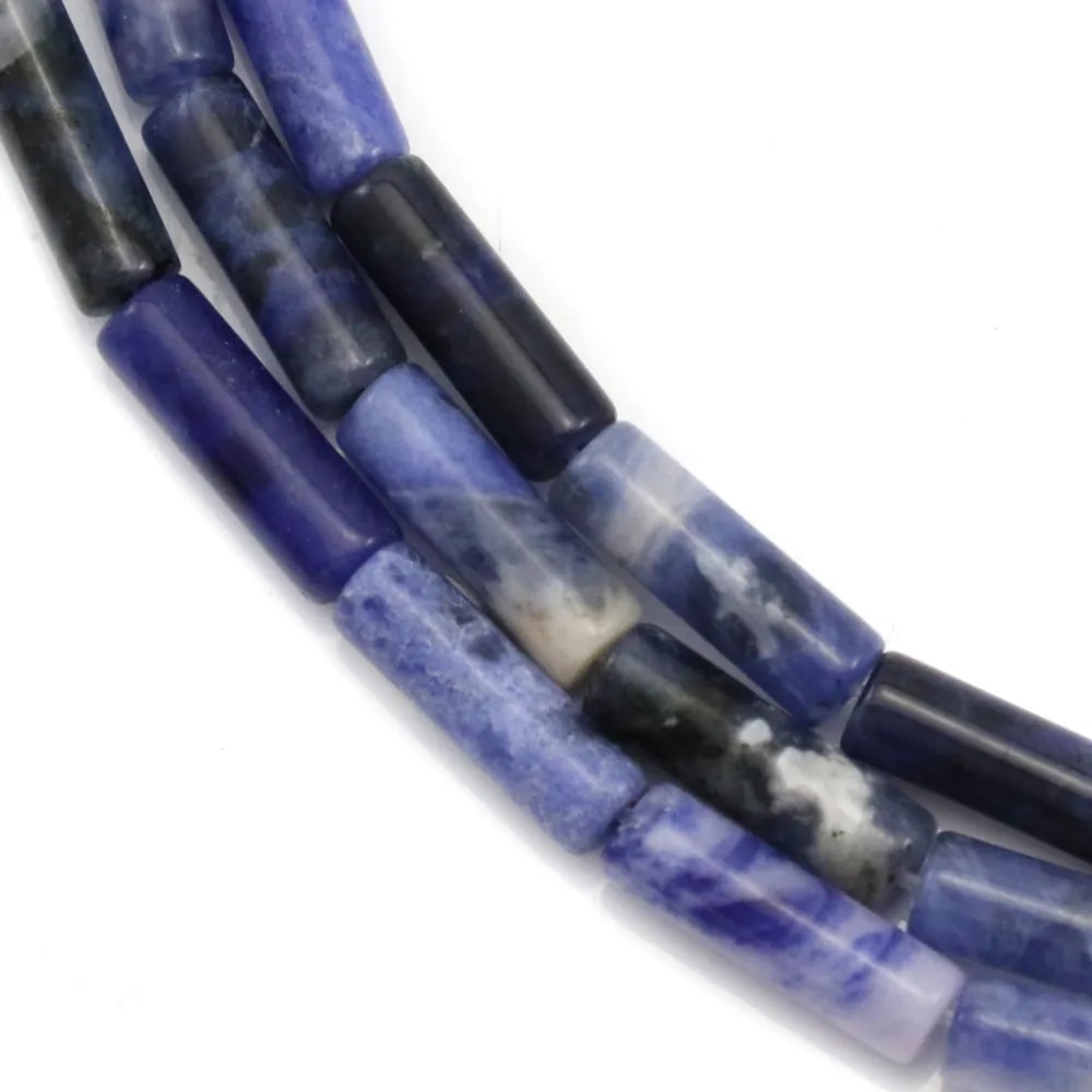 Sodalite tube 4x13mm x 40cm