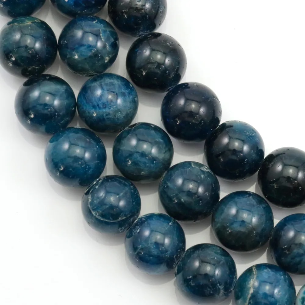 Apatite ronde 12mm x 40cm