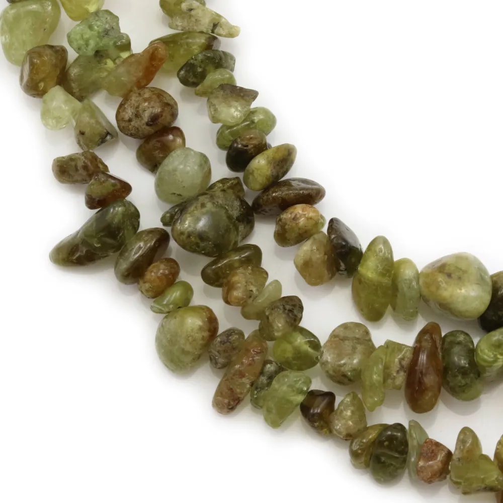 Grenat vert en forme chips x 40cm