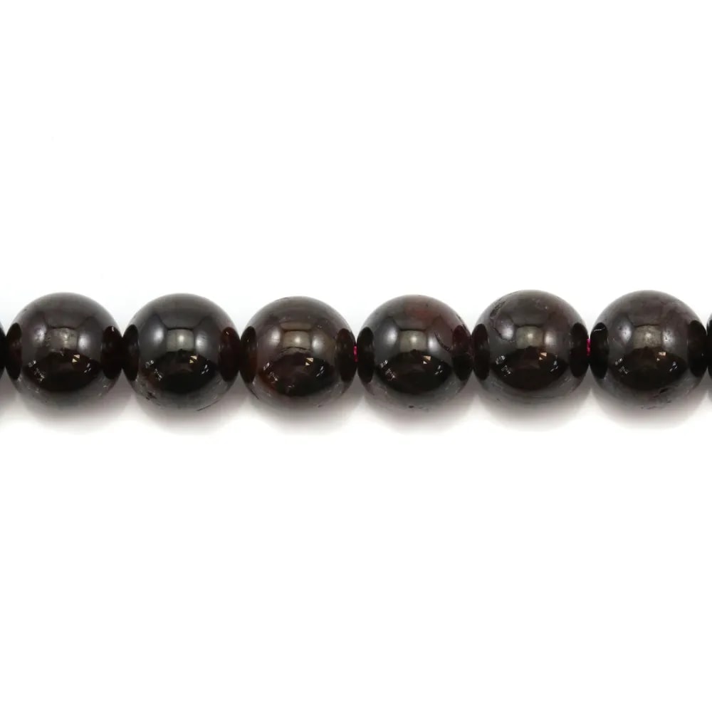 Grenat Rond 4mm x 15 pcs