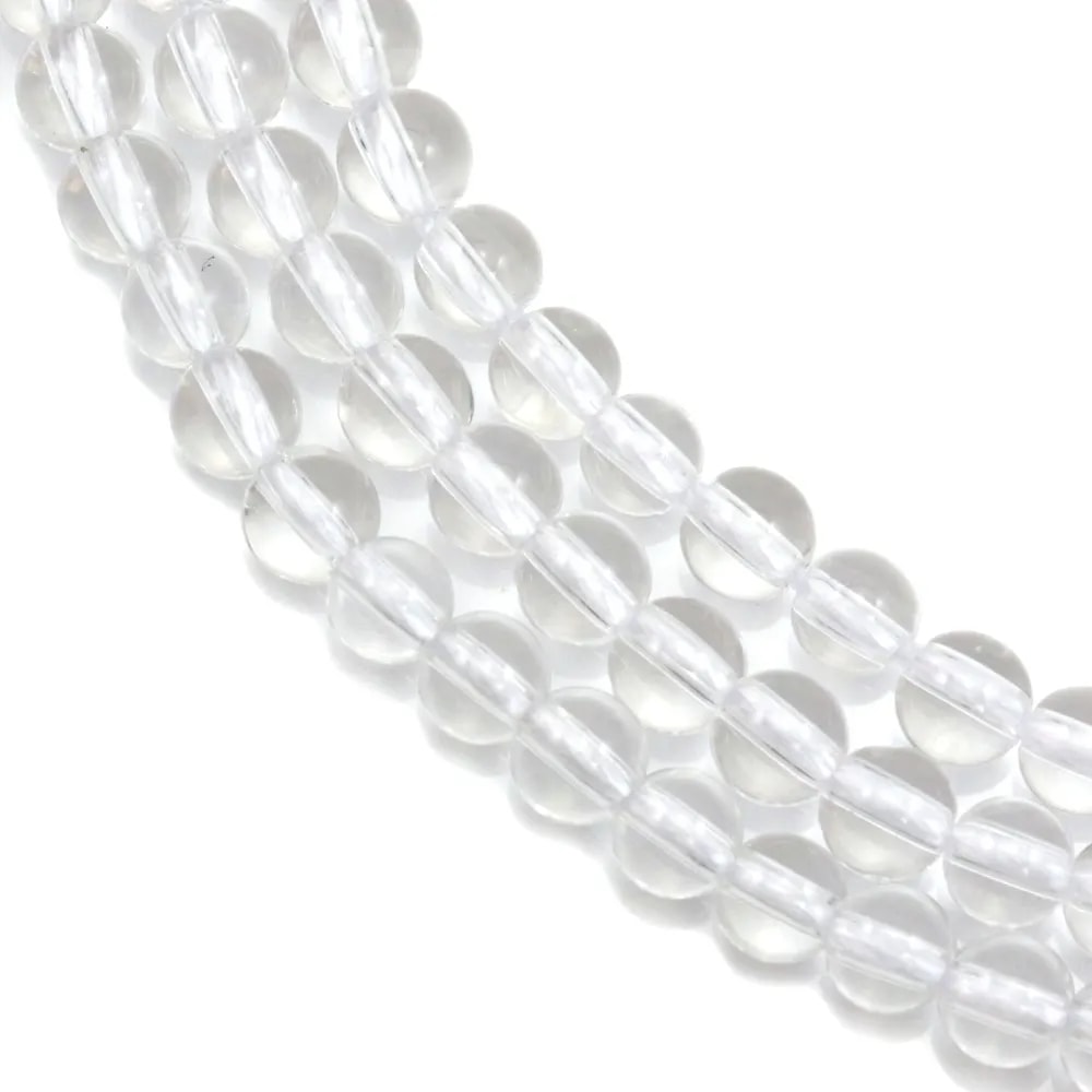 Cristal de roche Ronde 4mm x 40cm