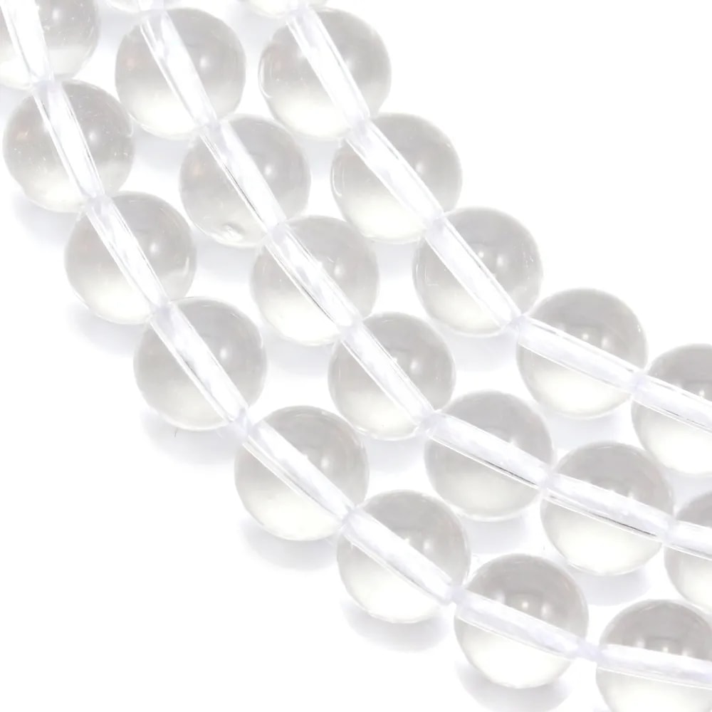 Cristal de roche Ronde 10mm x 40cm
