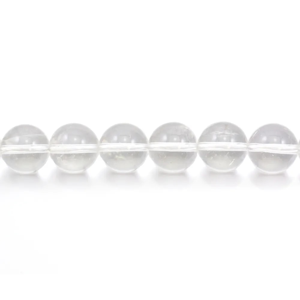 Cristal de roche Ronde 4mm  x 20 pcs 