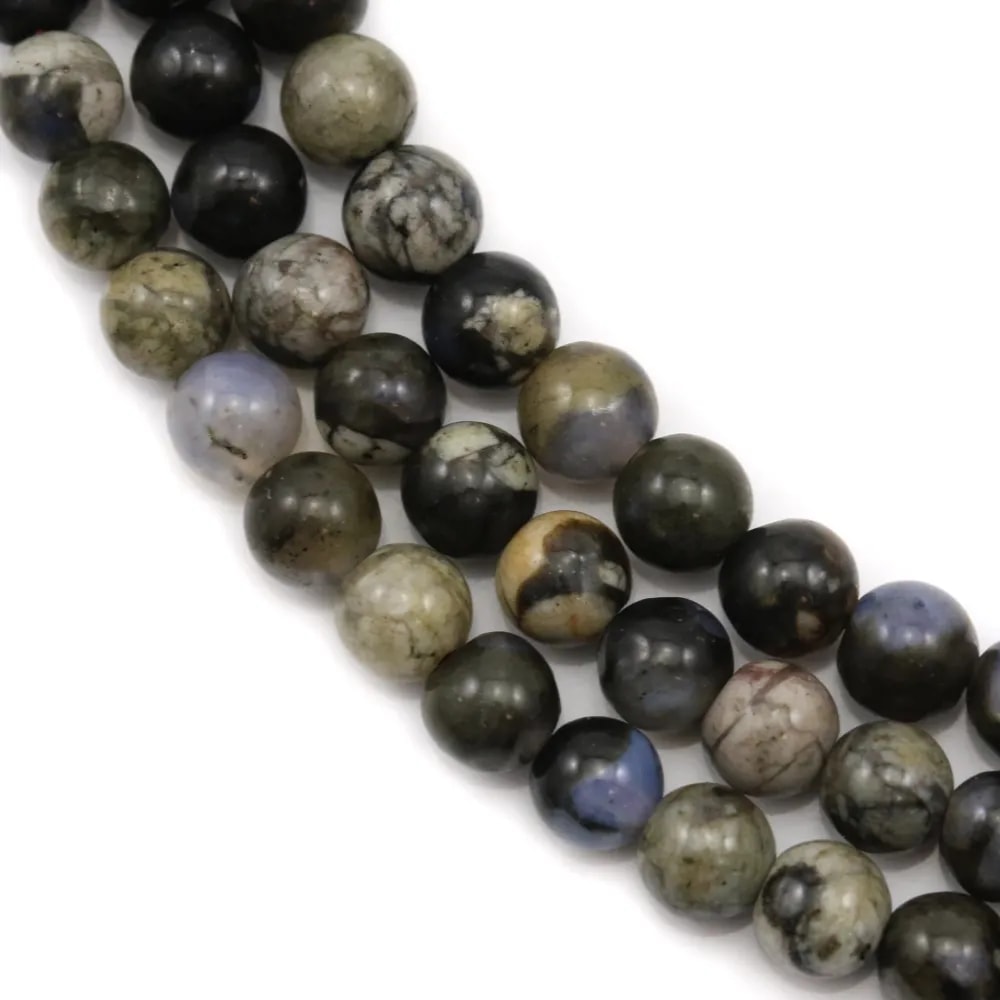 Yellow opal faceted round 4mm x 40cm