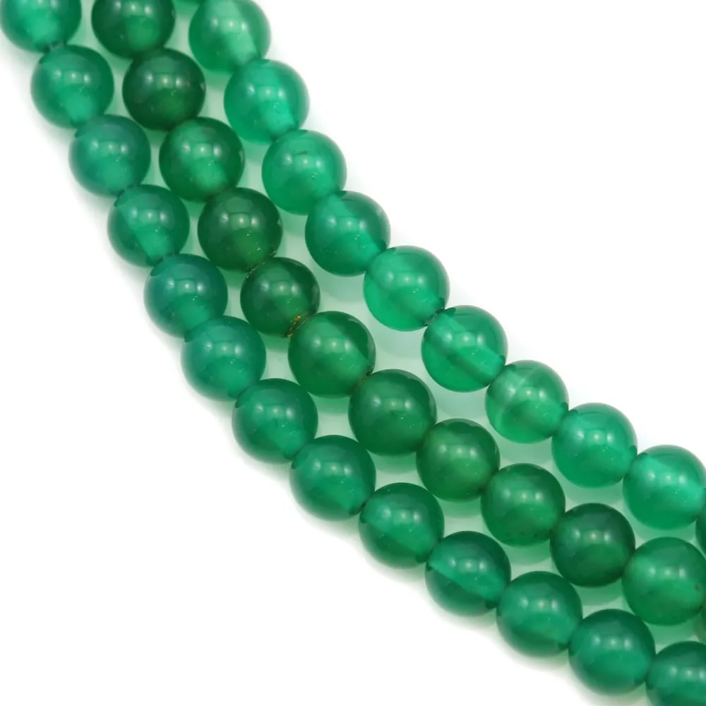 Green Agate round 4mm x 40cm