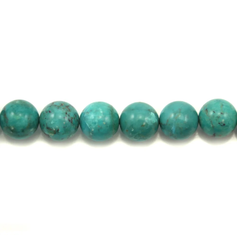 Turquoise round 10mm x 1pc