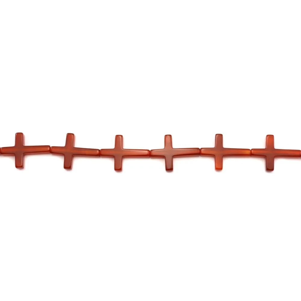 Agate rouge ronde 12mm x 40cm