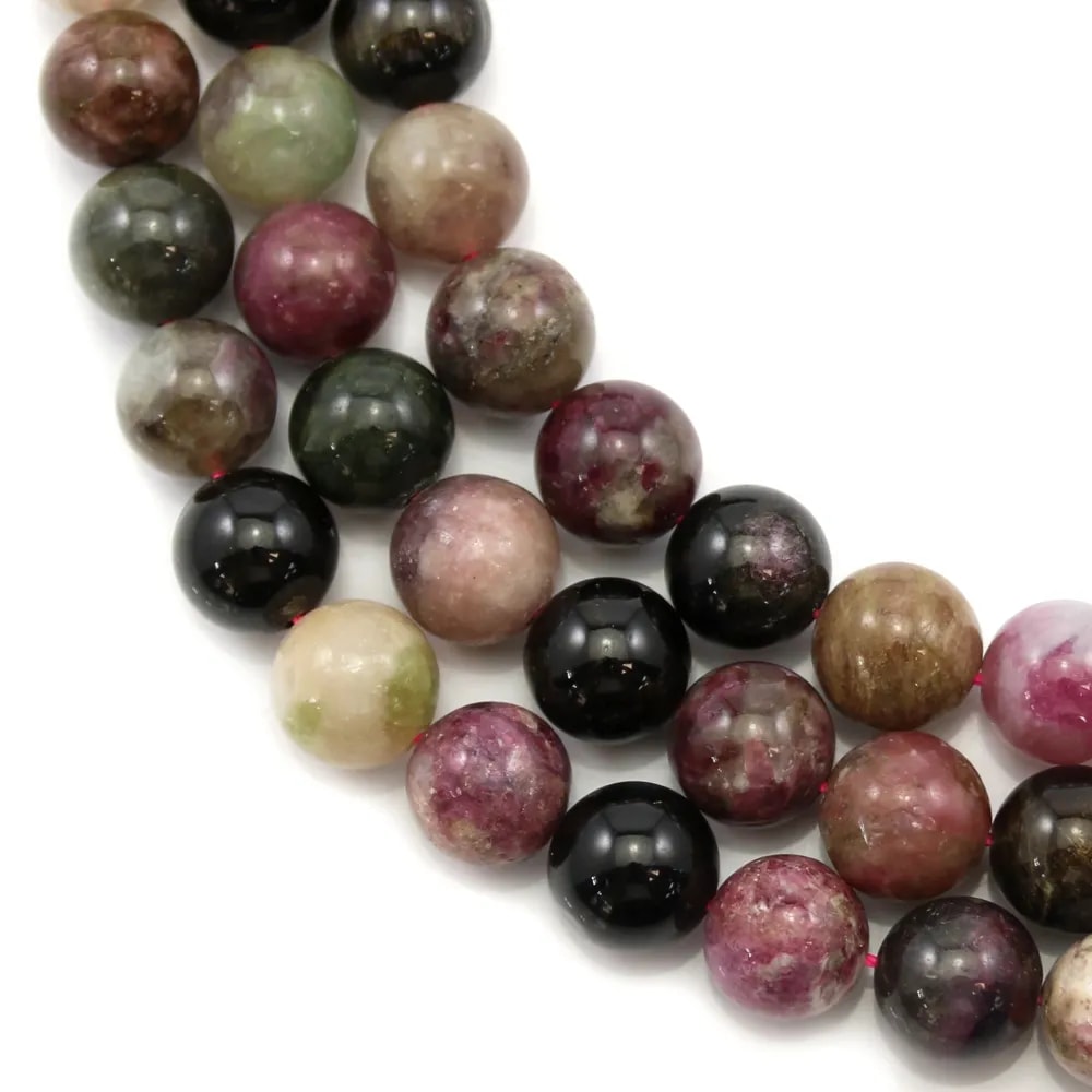 Tourmaline Round 10mm A x 40cm